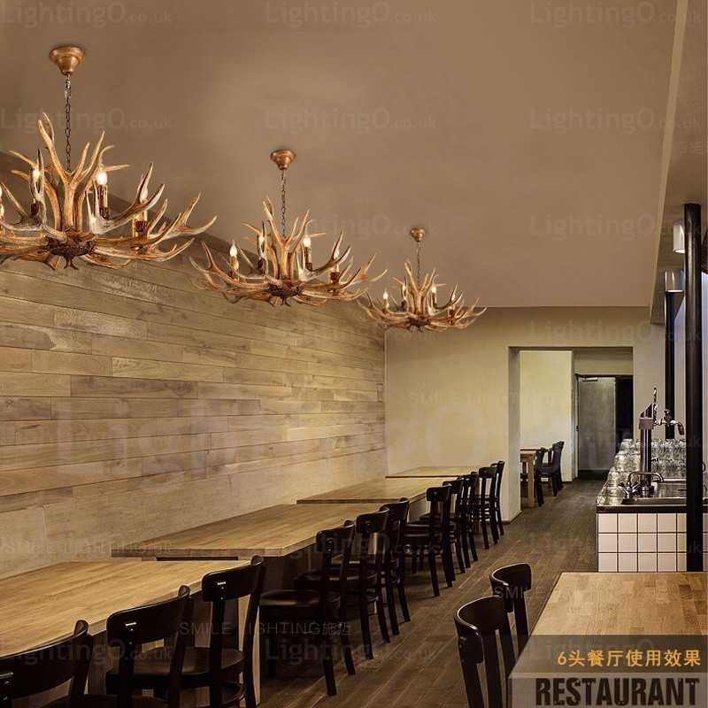 8 Light Country Rustic Nordic Modern Contemporary Chandelier