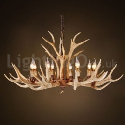 8 Light Country Rustic Nordic Modern Contemporary Chandelier