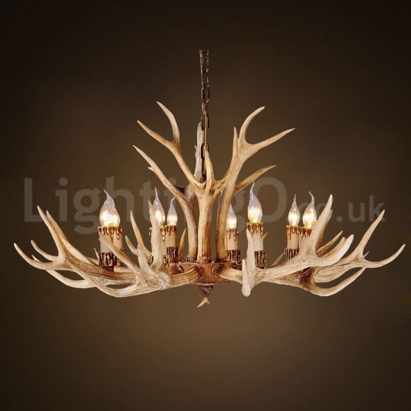 8 Light Country Rustic Nordic Modern Contemporary Chandelier