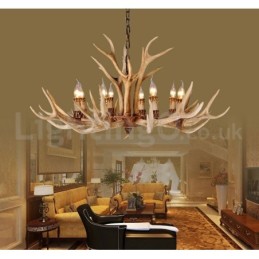 8 Light Country Rustic Nordic Modern Contemporary Chandelier
