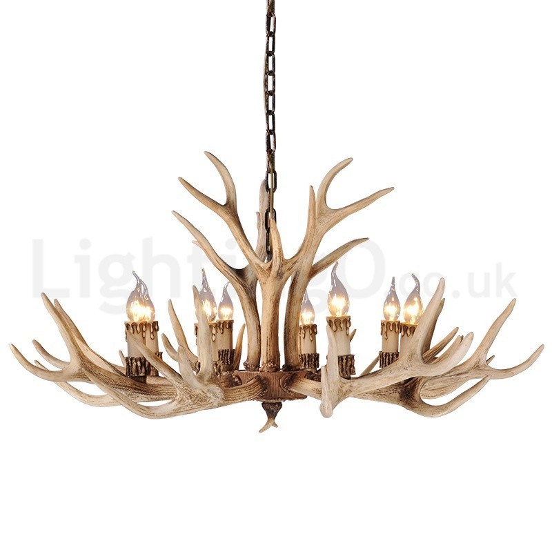 8 Light Country Rustic Nordic Modern Contemporary Chandelier