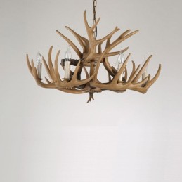 6 Light Vintage Retro Chandelier