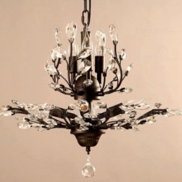 8 Light Country Rustic Chandelier
