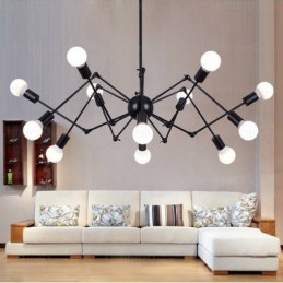 12 Light Vintage Retro Chandelier Shops