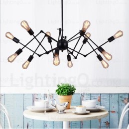 12 Light Vintage Retro Chandelier Shops