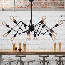 12 Light Vintage Retro Chandelier Shops
