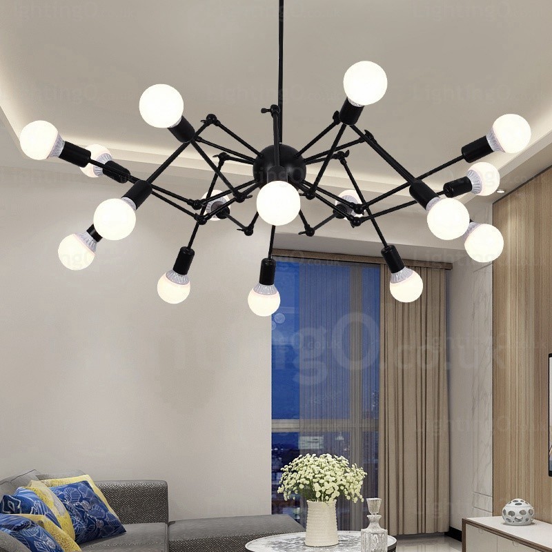 12 Light Vintage Retro Chandelier Shops