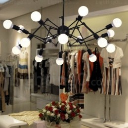 12 Light Vintage Retro Chandelier Shops