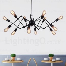 12 Light Vintage Retro Chandelier Shops