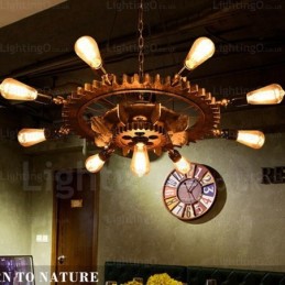 9 Light Vintage Retro Pendant Light