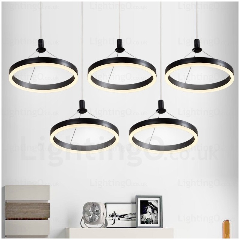 1 Light Modern Contemporary Pendant Light with Acrylic Shade