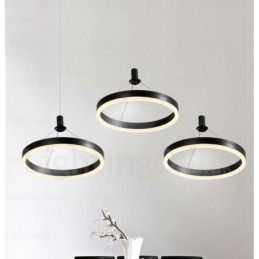 1 Light Modern Contemporary Pendant Light with Acrylic Shade
