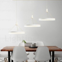 1 Light Modern Contemporary Pendant Light with Acrylic Shade