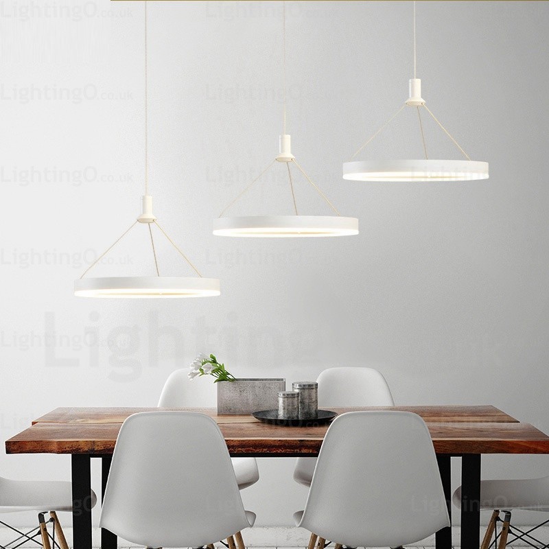 1 Light Modern Contemporary Pendant Light with Acrylic Shade