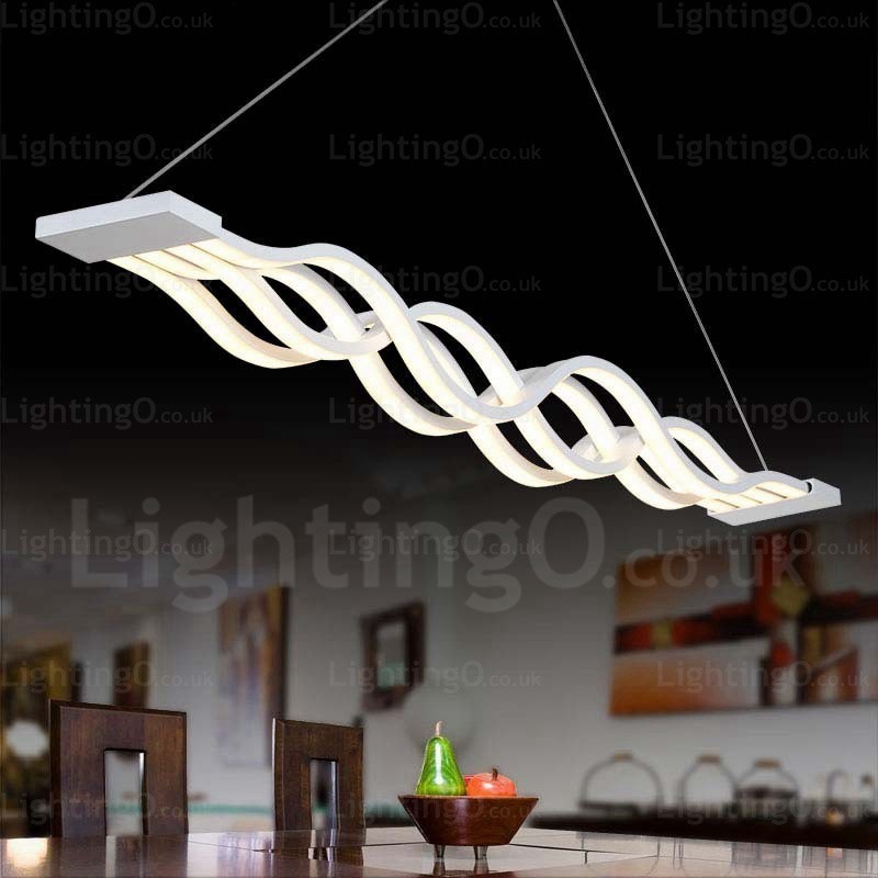 1 Light Modern Contemporary Pendant Light with Acrylic Shade