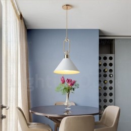 1 Light Nordic Modern Contemporary Pendant Light with Stainless Steel Shade Shops