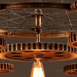 7 Light Vintage Retro Pendant Light