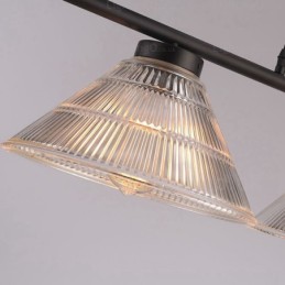 2 Light Modern Contemporary Pendant Light with Glass Shade