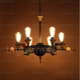 4 Light Country Rustic Vintage Retro Pendant Light