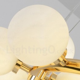 25 Light Nordic Pendant Light with Glass Shade