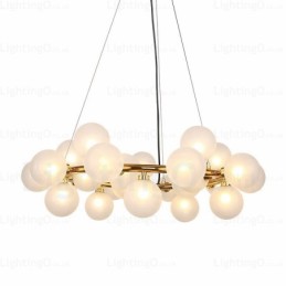 25 Light Nordic Pendant Light with Glass Shade