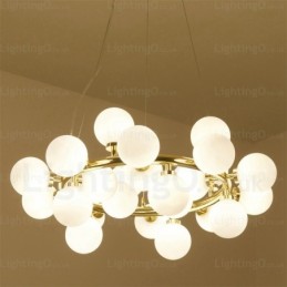25 Light Nordic Pendant Light with Glass Shade