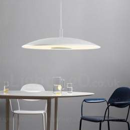 1 Light Modern Contemporary Pendant Light with Glass Shade