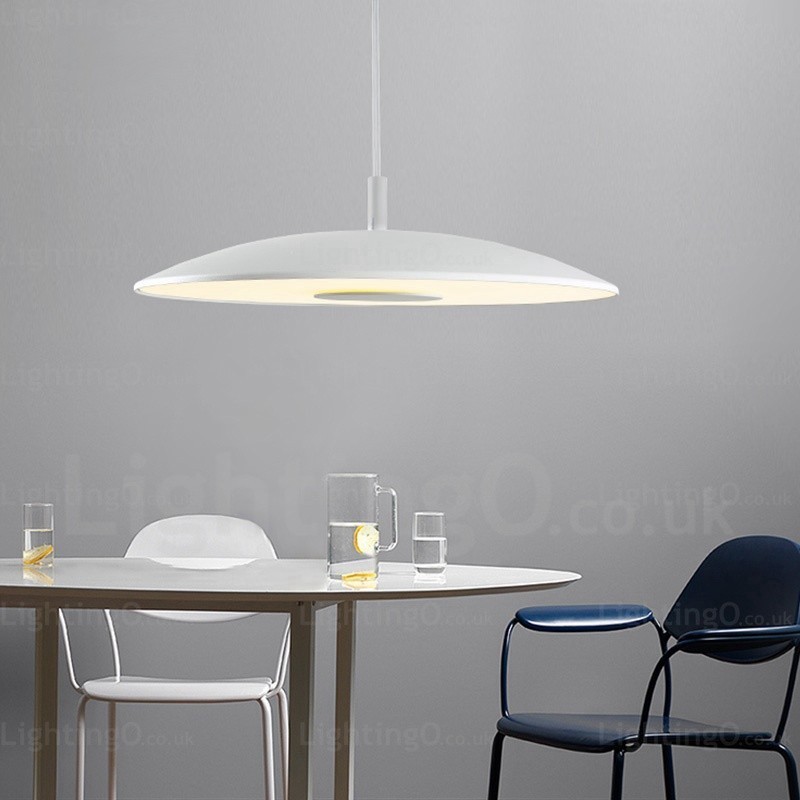 1 Light Modern Contemporary Pendant Light with Glass Shade
