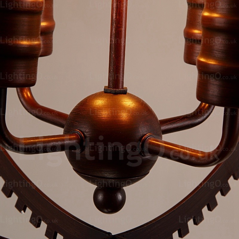 4 Light Vintage Retro Pendant Light