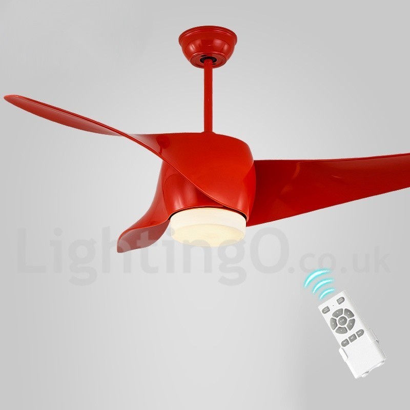 52" European Style Modern Contemporary Fashion Ceiling Fan