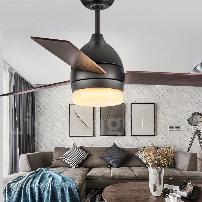 42" 48" Nordic Vintage Modern Contemporary Ceiling Fan
