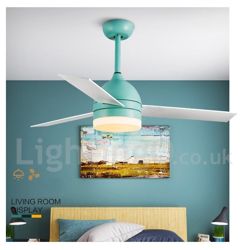 42" 48" Nordic Vintage Modern Contemporary Ceiling Fan