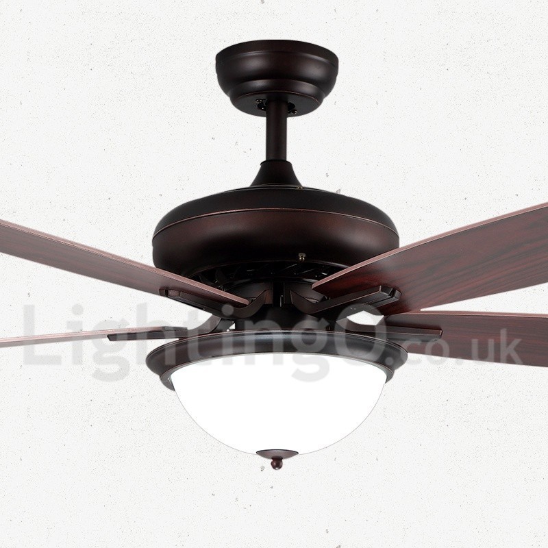 52" Country Retro Rustic Lodge Vintage Ceiling Fan