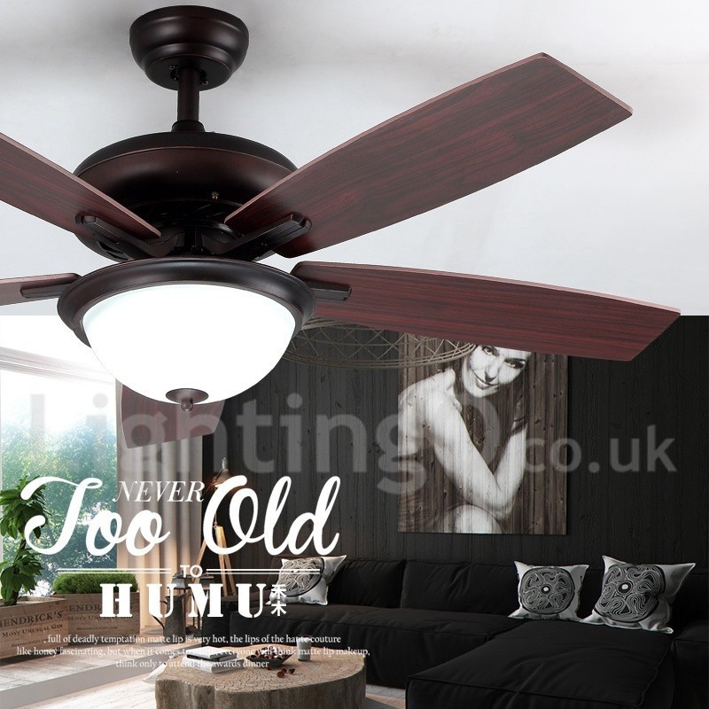 52" Country Retro Rustic Lodge Vintage Ceiling Fan
