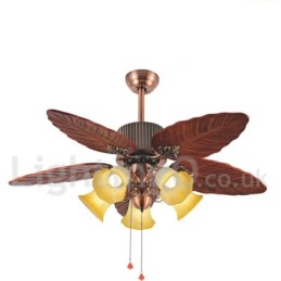 48" Country Retro Rustic Lodge Vintage Ceiling Fan