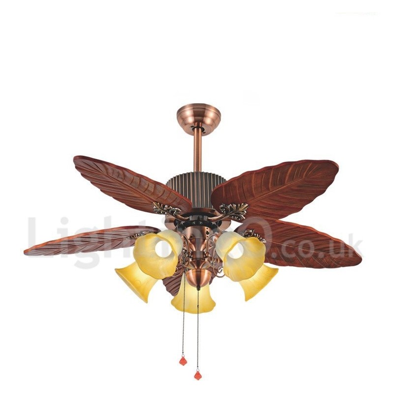 48" Country Retro Rustic Lodge Vintage Ceiling Fan