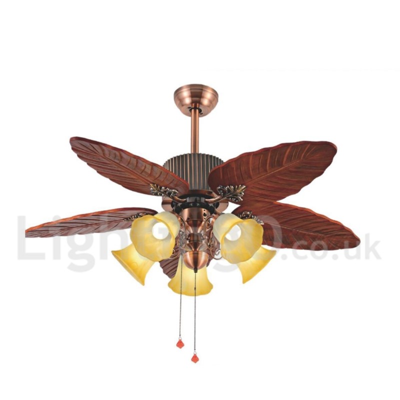 48" Country Retro Rustic Lodge Vintage Ceiling Fan