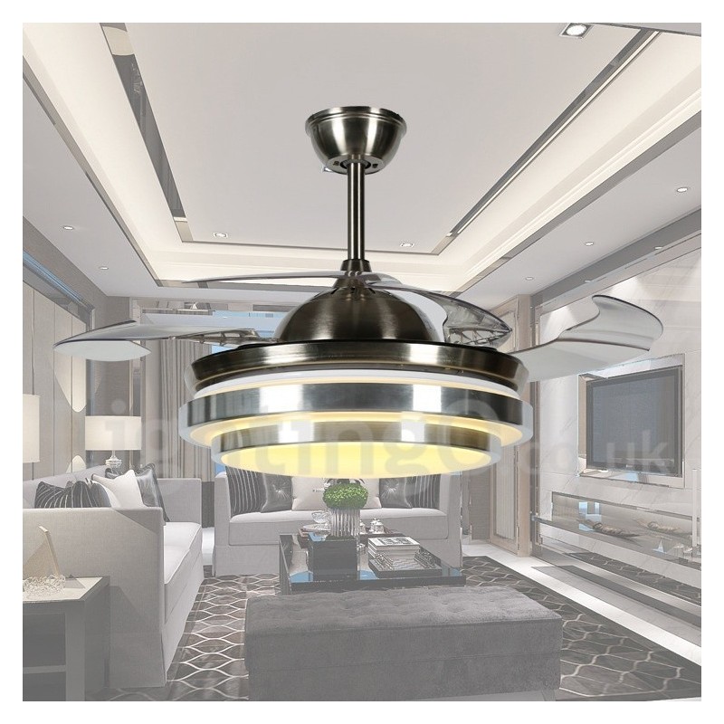 36" European Style Modern Contemporary Ceiling Fan