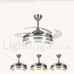 36" European Style Modern Contemporary Ceiling Fan