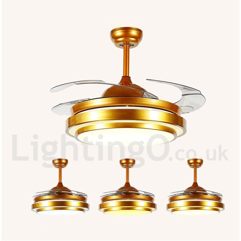 36" European Style Modern Contemporary Ceiling Fan