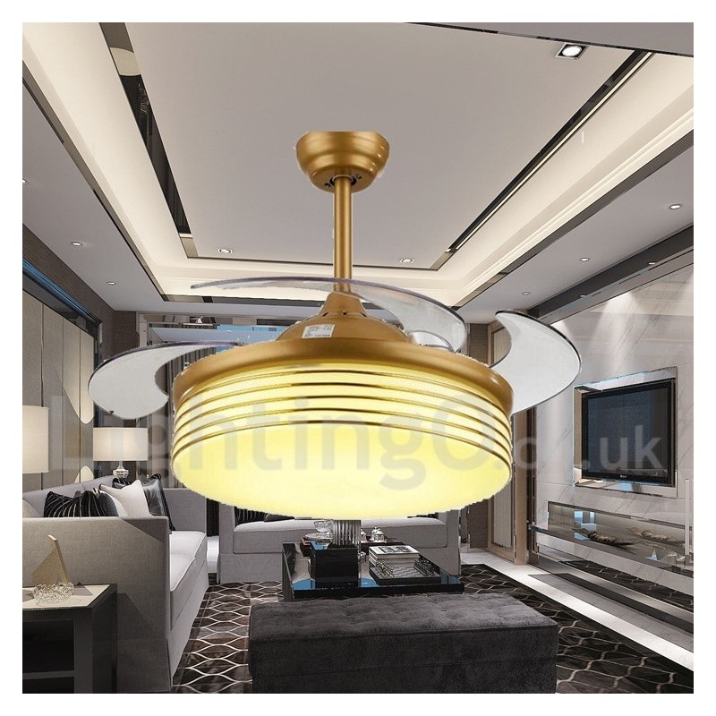 36" European Style Modern Contemporary Ceiling Fan