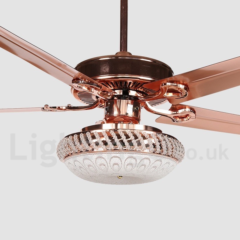 52" European Style Modern Contemporary Ceiling Fan
