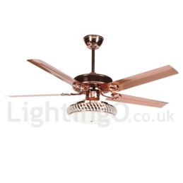 52" European Style Modern Contemporary Ceiling Fan