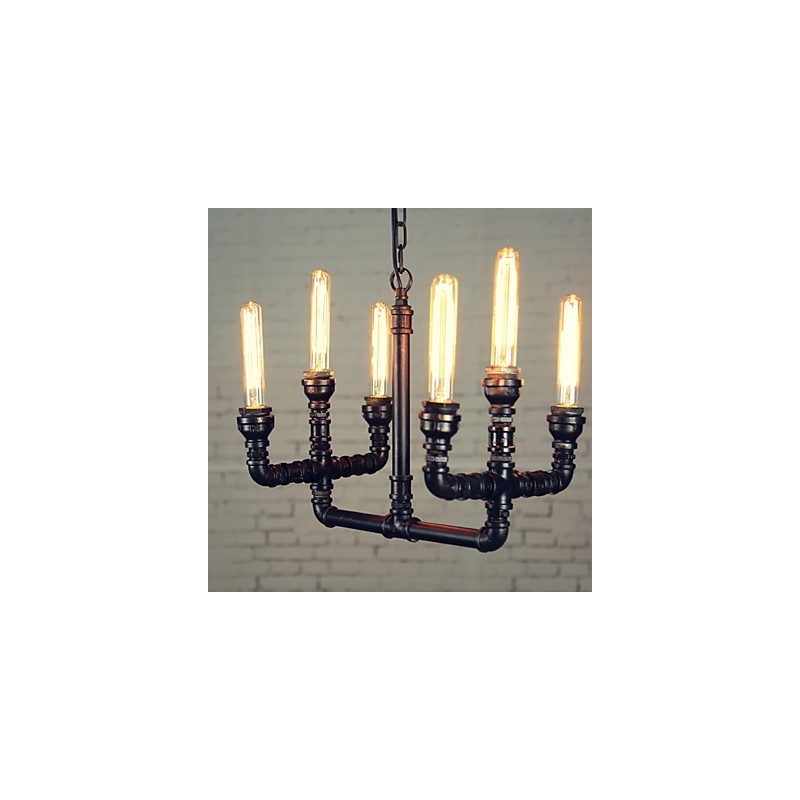 Chandelier Mini Style Rustic Lodge Retro Metal
