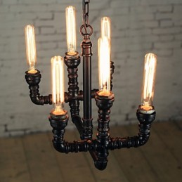 Chandelier Mini Style Rustic Lodge Retro Metal