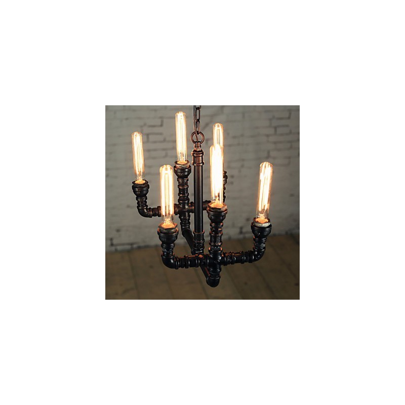 Chandelier Mini Style Rustic Lodge Retro Metal
