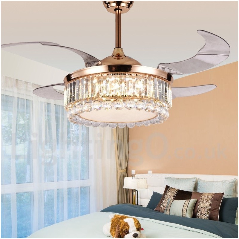 42" European Style Modern Contemporary Ceiling Fan
