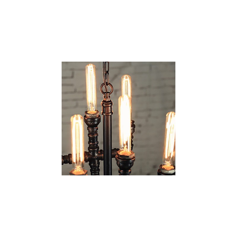 Chandelier Mini Style Rustic Lodge Retro Metal