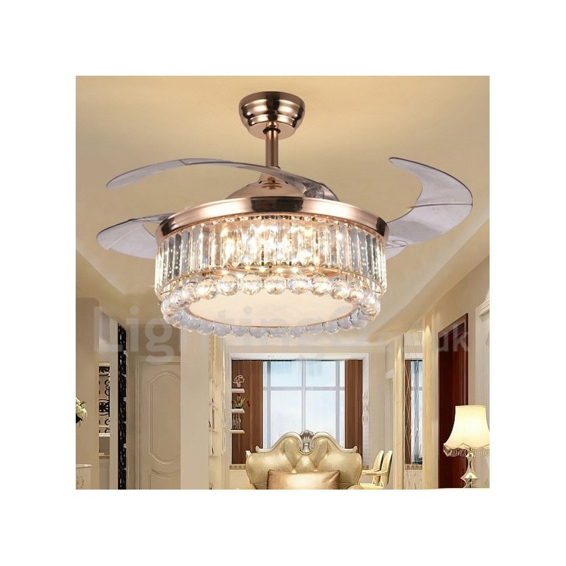 42" European Style Modern Contemporary Ceiling Fan