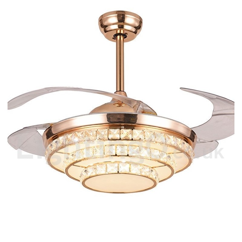 42" European Style Modern Contemporary Ceiling Fan